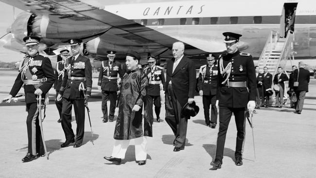 The President of Vietnam, Ngo Dinh Diem, arrives in Canberra, Australia in 1957. Picture: National Archives of Australia