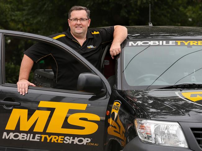 East Malvern resident and business owner, Travis Osborne has appeared on an episode of the reality TV series 'Shark Tank'. He set up Mobile Tyre Shop to service the Stonnington area and it has since grown to a scalable business servicing Melbourne, with plans to expand his tyre fitting network to Sydney and Brisbane.Picture:Ian Currie