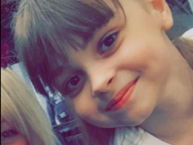 Saffie Rose Roussos, 8, has died after the Ariana Grande concert bomb attack. Picture: Adam J Brown/Facebook