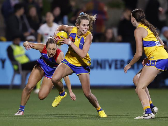 West Coast star Ella Roberts was electric as the Eagles came home strong. Picture: Darrian Traynor/Getty Images