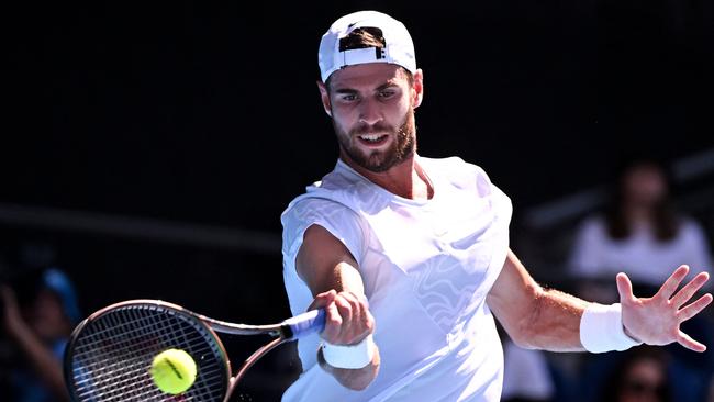 Karen Khachanov is into the last eight.