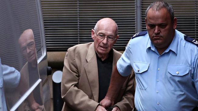 Roger Rogerson in custody at the King Street Supreme Court in Sydney in June 2016. Picture: Adam Yip