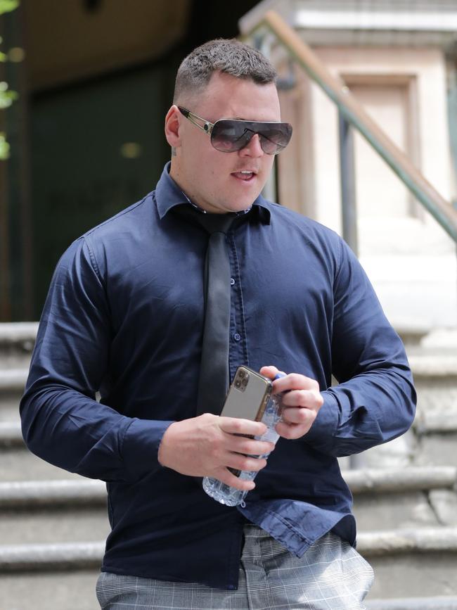 Lachlan Scarfe, pleaded guilty to causing $40,000 worth of damage. Picture: Christian Gilles / NCA NewsWire