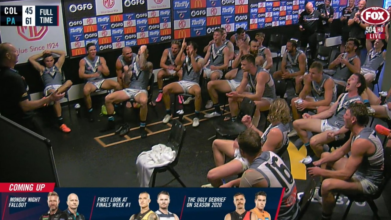 Ken Hinkley had the Power players pumped post-game.