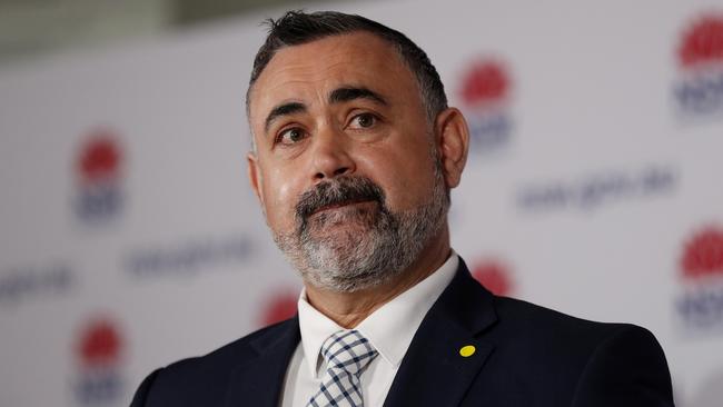 NSW Deputy Premier John Barilaro provides an update on Covid-19. Picture: NCA NewsWire / Nikki Short