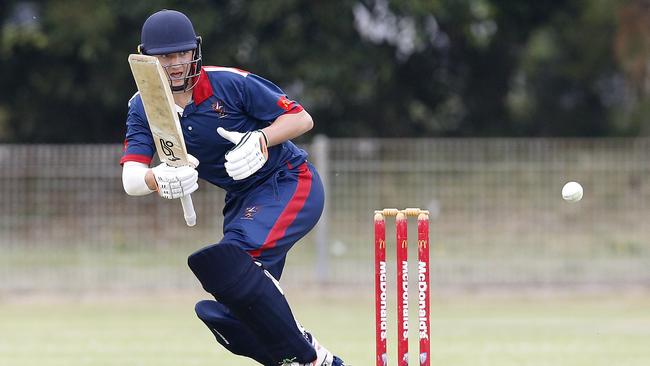 Angus Parsons from Western in bat. Picture: John Appleyard