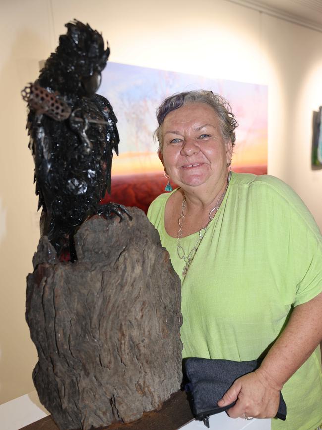 Colleen Lavender at the SWELL Art Prize at Broadbeach Community Space for Gold Coast at Large. Picture, Portia Large.