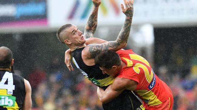 The Suns were belted, but David Swallow pulled his weight. Pic: AAP