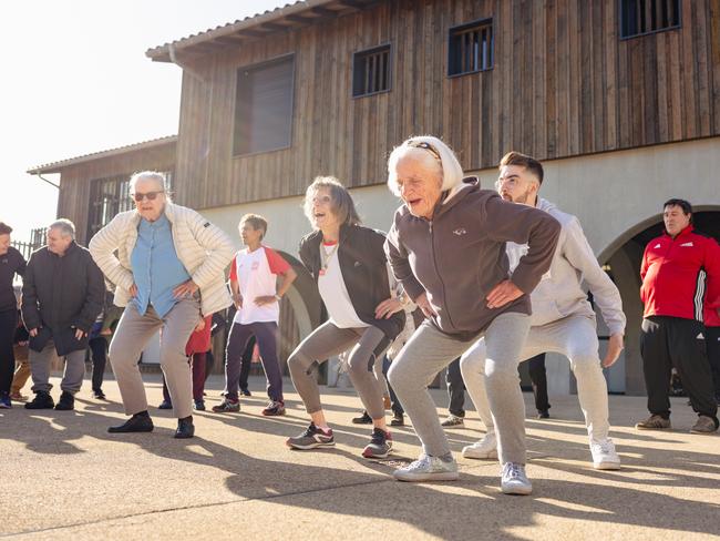 An afternoon exercise class. Picture: The Telegraph