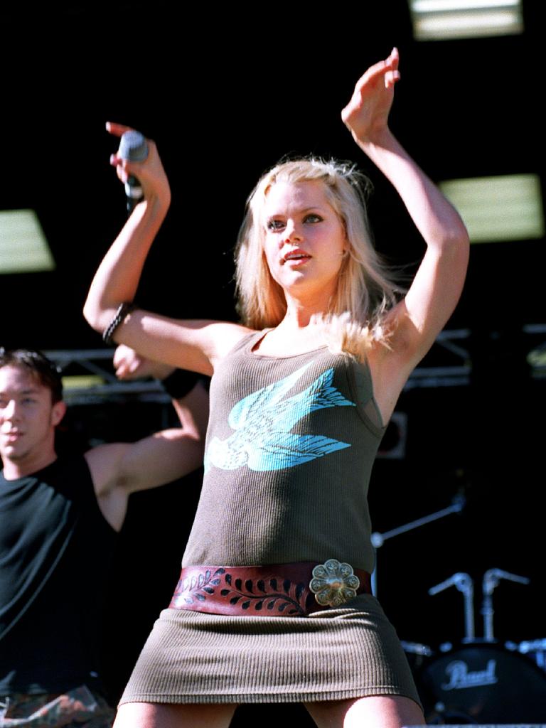 Sophie Monk @ bass in the grass. Picture: Susan Bown