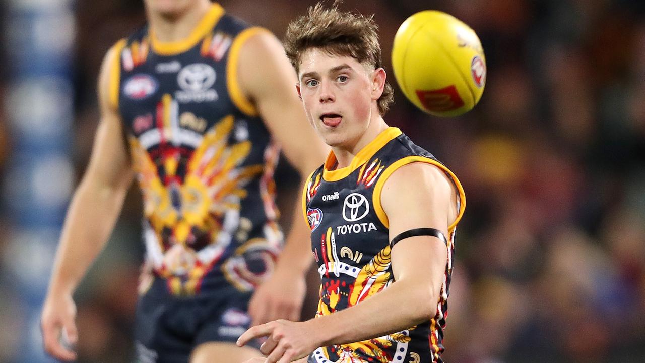 Patrick Parnell has re-signed with the Crows for two years. Getty Images