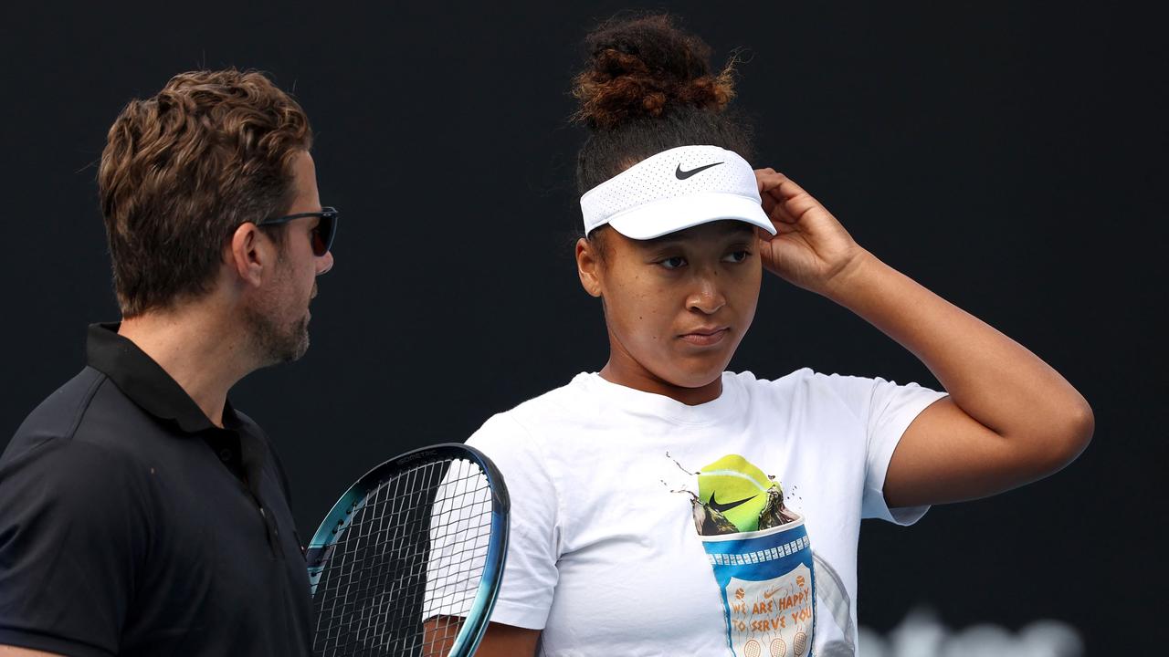 Japan's Naomi Osaka makes her grand slam return today. Picture: AFP