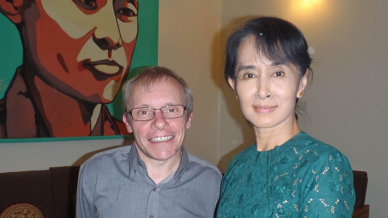 Professor Turnell said Aung San Suu Kyi apologised to him in prison over his arrest. He was working as an advisor to her government at the time he was arrested.