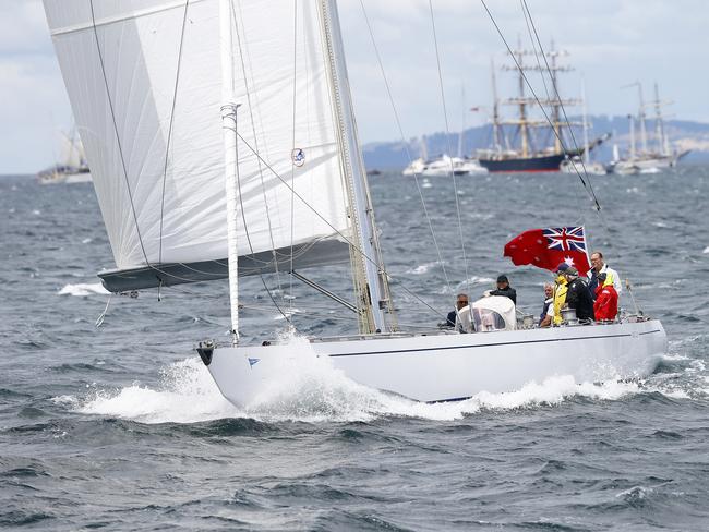 Australian Wooden Boat Festival - Parade of Sail pictured from the Young Endeavor PICTURE: MATT THOMPSON