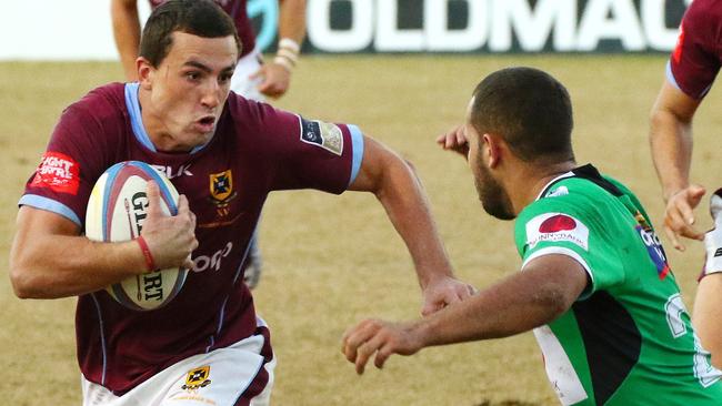 Tom Banks playing for University of Queensland. Picture: Peter Cronin