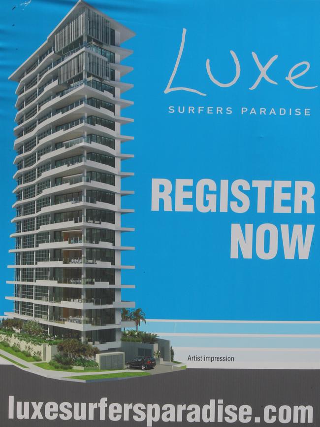 The Luxe Surfers paradise proposal.