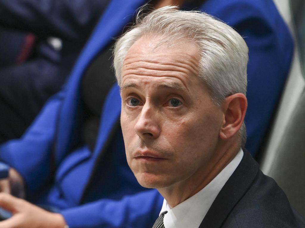 Andrew Giles during question time at Parliament House in Canberra. Picture: Martin Ollman