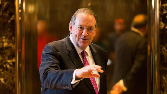 Former governor of Arkansas Mike Huckabee is now the US ambassador to Israel. Picture: AFP