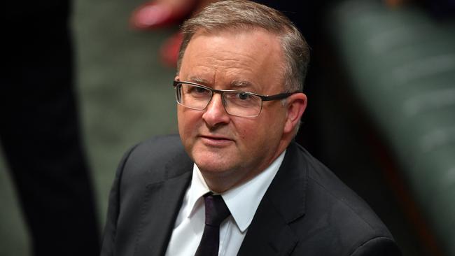 Shadow Minister for Infrastructure Anthony Albanese during a division suspend standing orders in the House of Representatives at Parliament House in Canberra, Tuesday, December 4, 2018. (AAP Image/Mick Tsikas) NO ARCHIVING