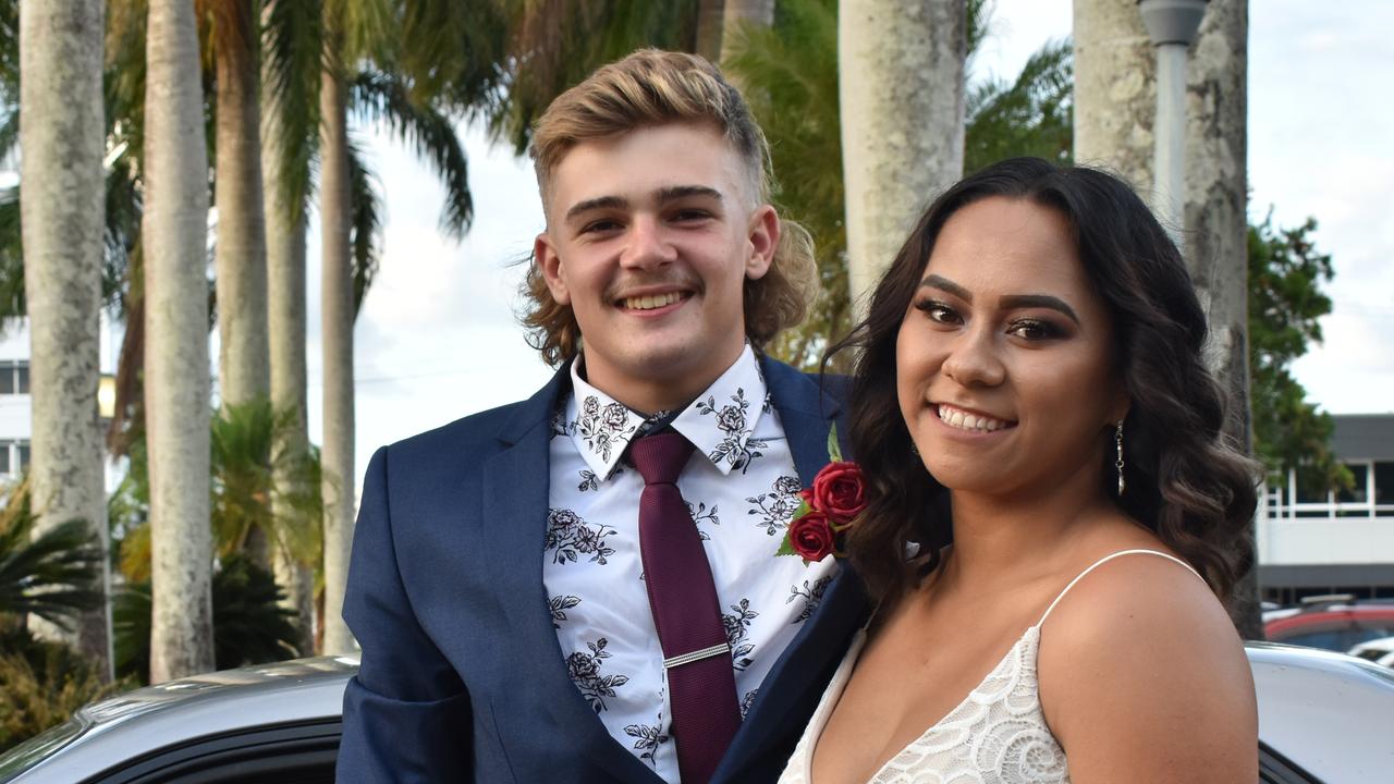 Lawren Samson and Dawson Harch at the Mackay State High School formal at the MECC, on Wednesday November 18. Picture: Zizi Averill