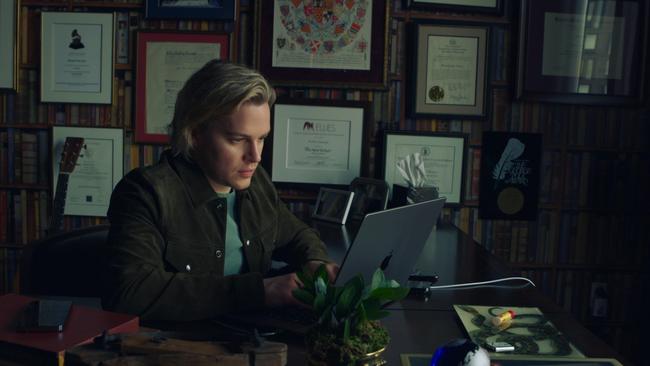 Journalist and filmmaker Ronan Farrow in his new documentary, Surveilled.