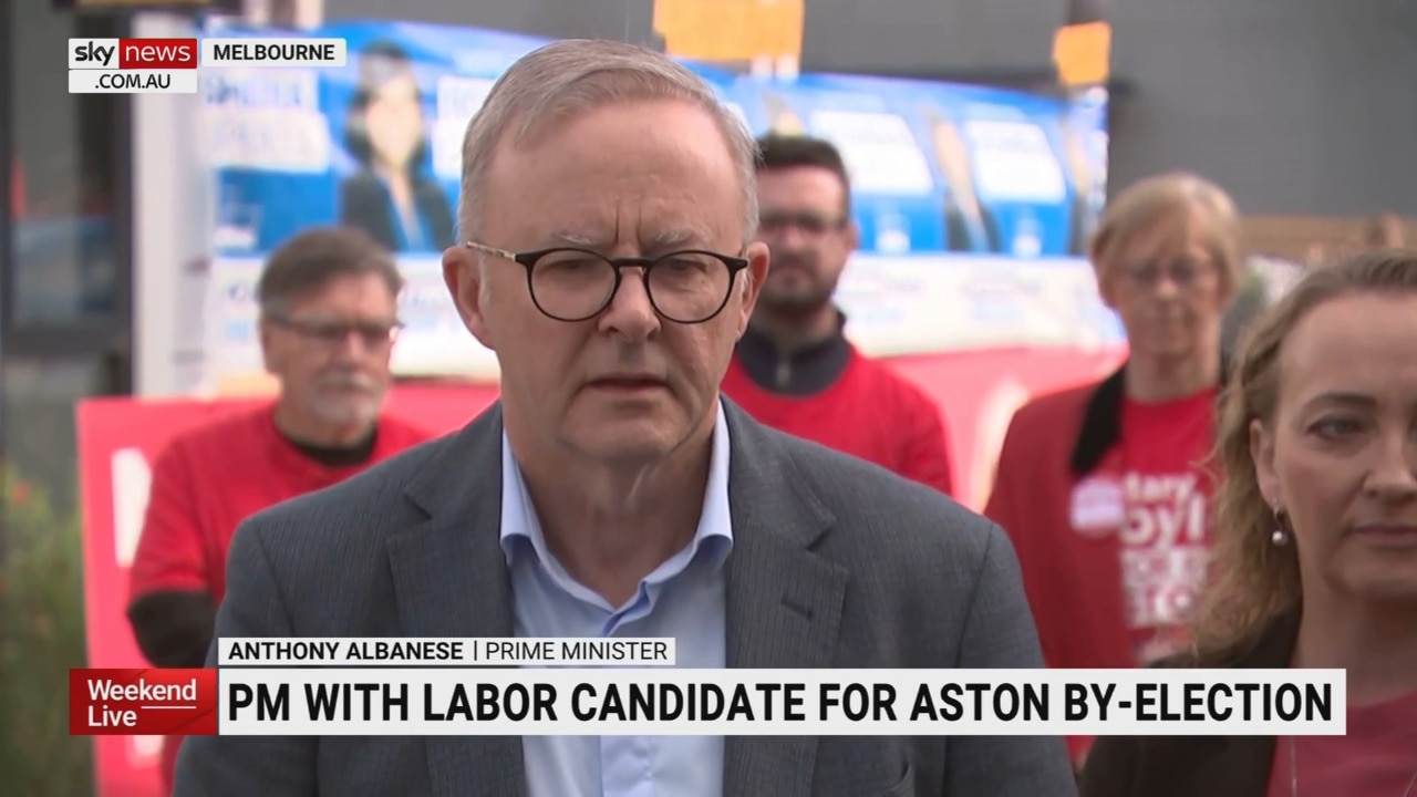 ‘Australians deserve better’: Albanese fires at Liberal party during Aston by-election