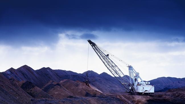 Operations at the Caval Ridge coking coal mine in Queensland, owned by the BHP Mitsubishi Alliance. Picture: Supplied