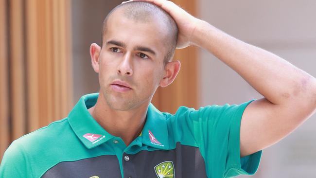 Ashton Agar still has some work to do. (Mark Evans/Getty Images)