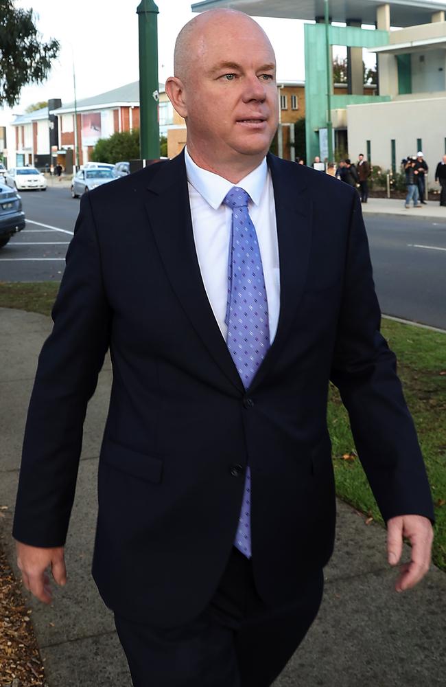 Ms Patterson’s evidence provided a new perspective on her tumultuous relationship with her estranged husband Simon. Picture: Ian Currie