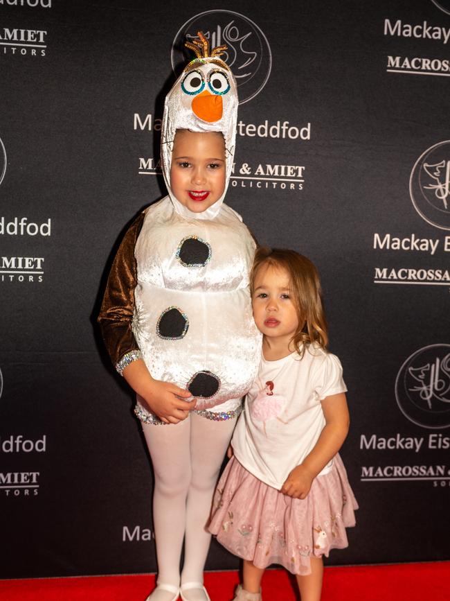 Maeve Young and Elsie Young at the 75th Mackay Eisteddfod 2022.Picture: Michaela Harlow