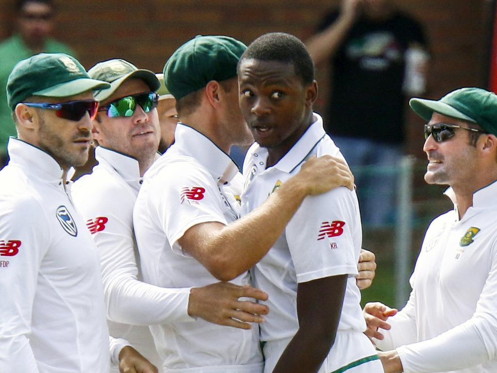 Kagiso Rabada has plenty of history with Australia. Picture: Michael Sheehan/AP Photo