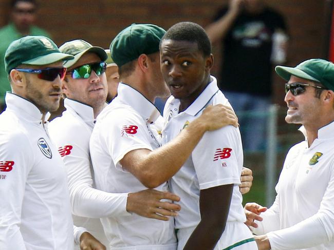 Kagiso Rabada has plenty of history with Australia. Picture: Michael Sheehan/AP Photo