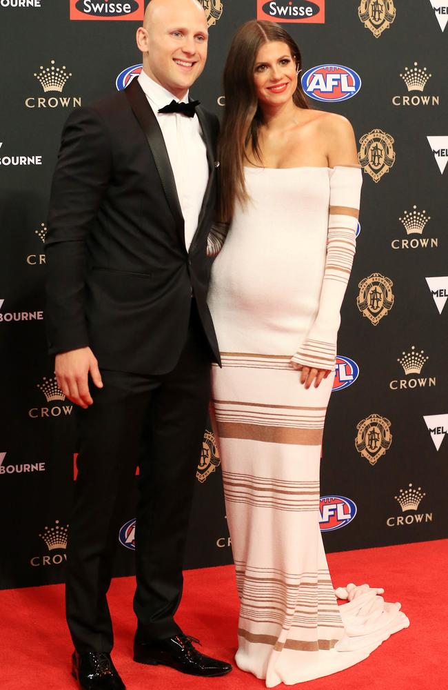 Gary and Jordan Ablett at the Brownlow. Picture: Mark Stewart