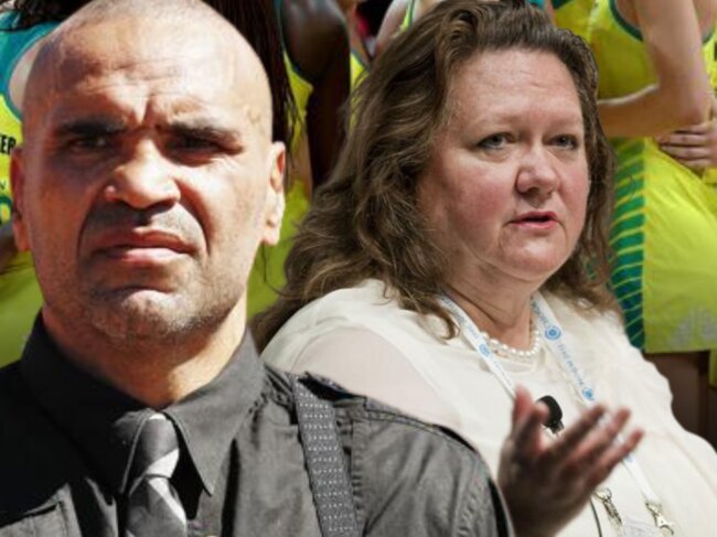 Anthony Mundine has launched a passionate salvo at mining magnate Gina Rinehart over the Australian netball fiasco.