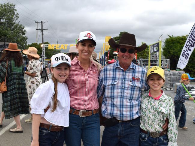 The Hanrahan family at Beef Australia 2024. Picture: Aden Stokes