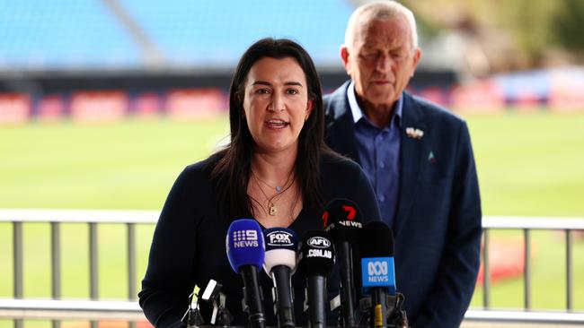 The AFL has come under fire for its handling of several recent crises. (Photo by Morgan Hancock/AFL Photos/via Getty Images)