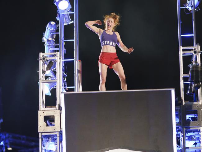 Olivia Vivian on Australian Ninja Warrior