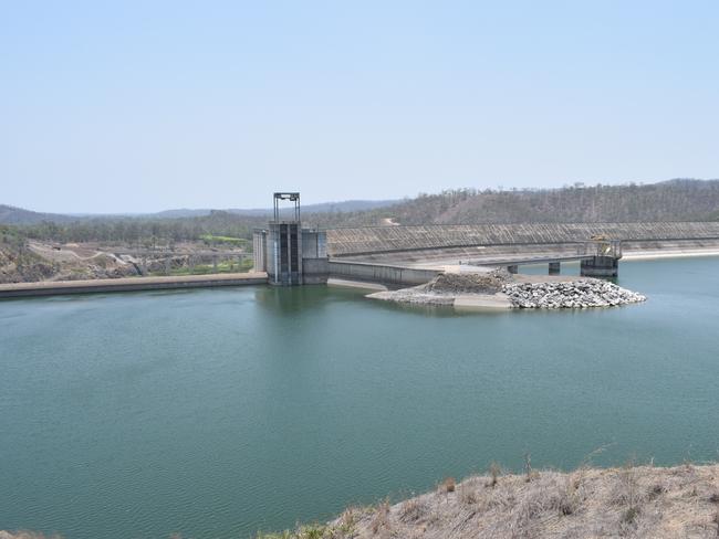 Awoonga Dam, pictrued on Thursday, December 12, at 69 per cent capacity.