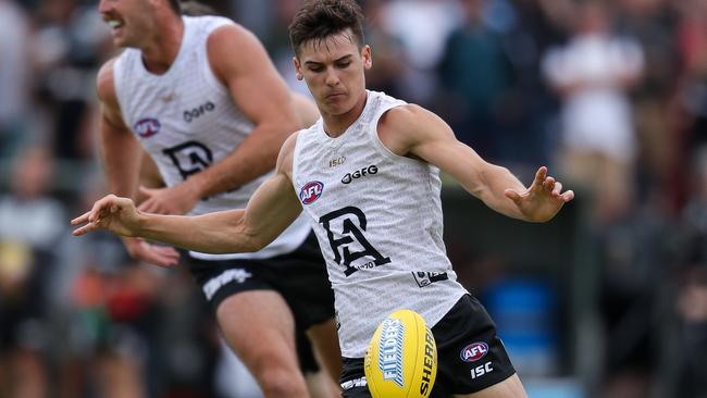 Connor Rozee in action during Port Adelaide’s intra-club match. Picture: Matt Turner/AFL Photos