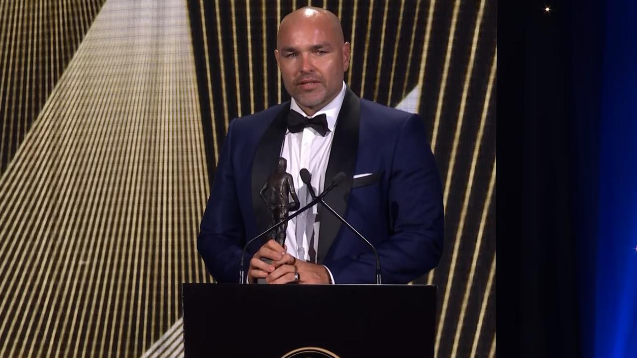 Todd Payten wins Dally M Coach of the Year.