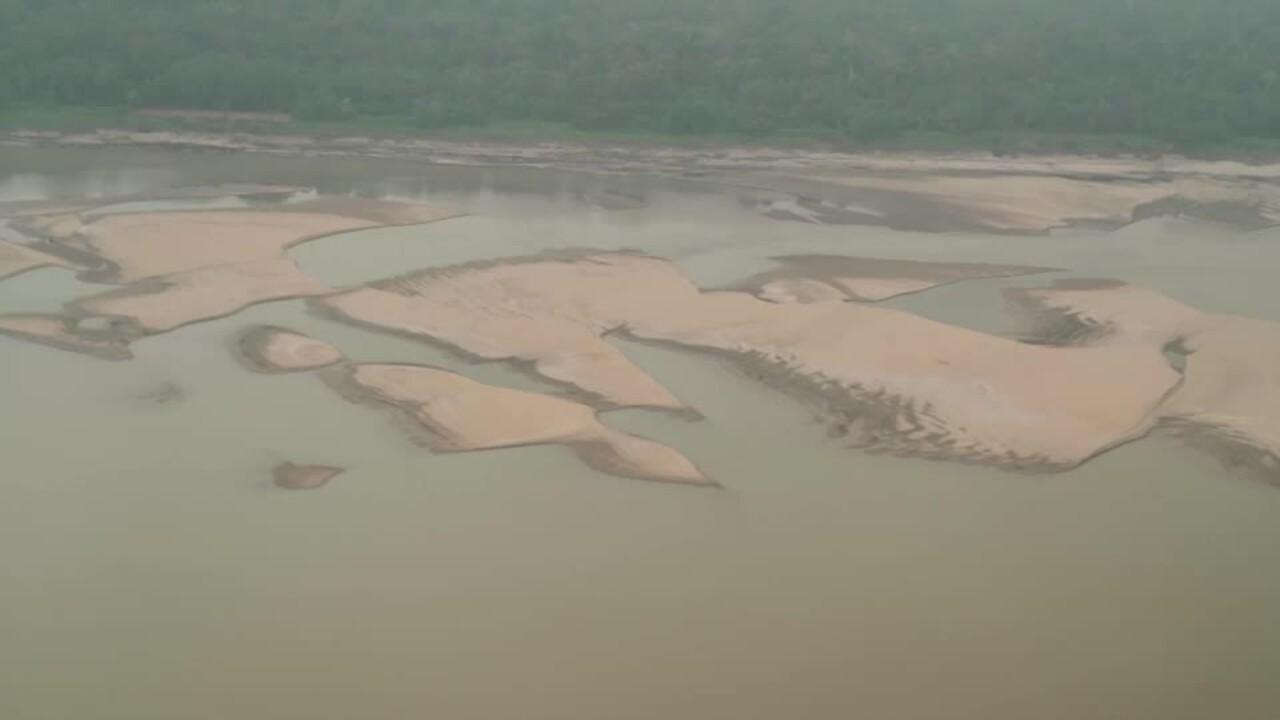 Record drought leaves Amazon rivers at historic lows, some dry