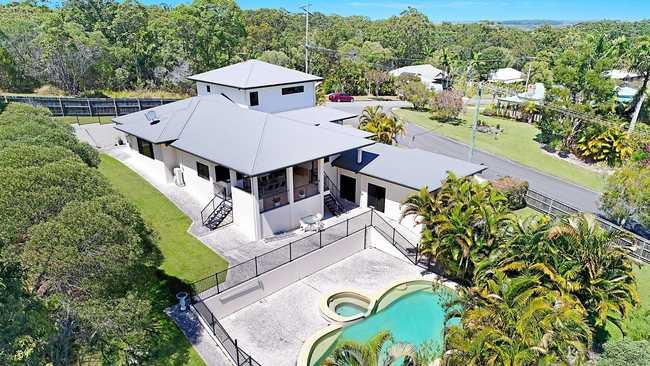 A four-bedroom house with pool on 2267sq m at 29 Pinewood St, Little Mountain, goers to auction Saturday at 3pm.