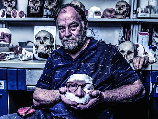 TWAM-20161021 embargo for TWAM 22 Oct 2016 no reuse without permission FEE APPLIES facial prosthetics surgeon Brendan Cadd Pic : Julian Kingma