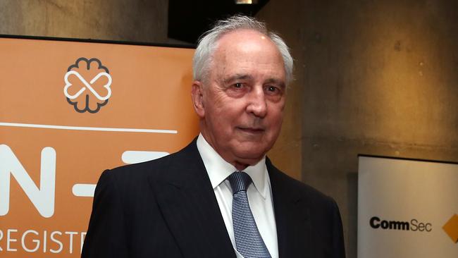 Paul Keating at the Sohn Hearts and Minds investment conferences in Sydney today. Picture: Jane Dempster