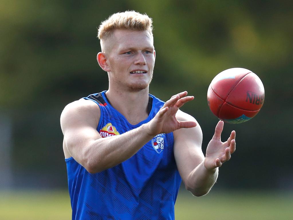 Adam Treloar of the Bulldogs.