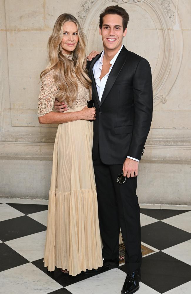 Elle Macpherson’s son Flynn Busson didn’t approve of her stance. Picture: Stephane Cardinale – Corbis/Corbis via Getty Images