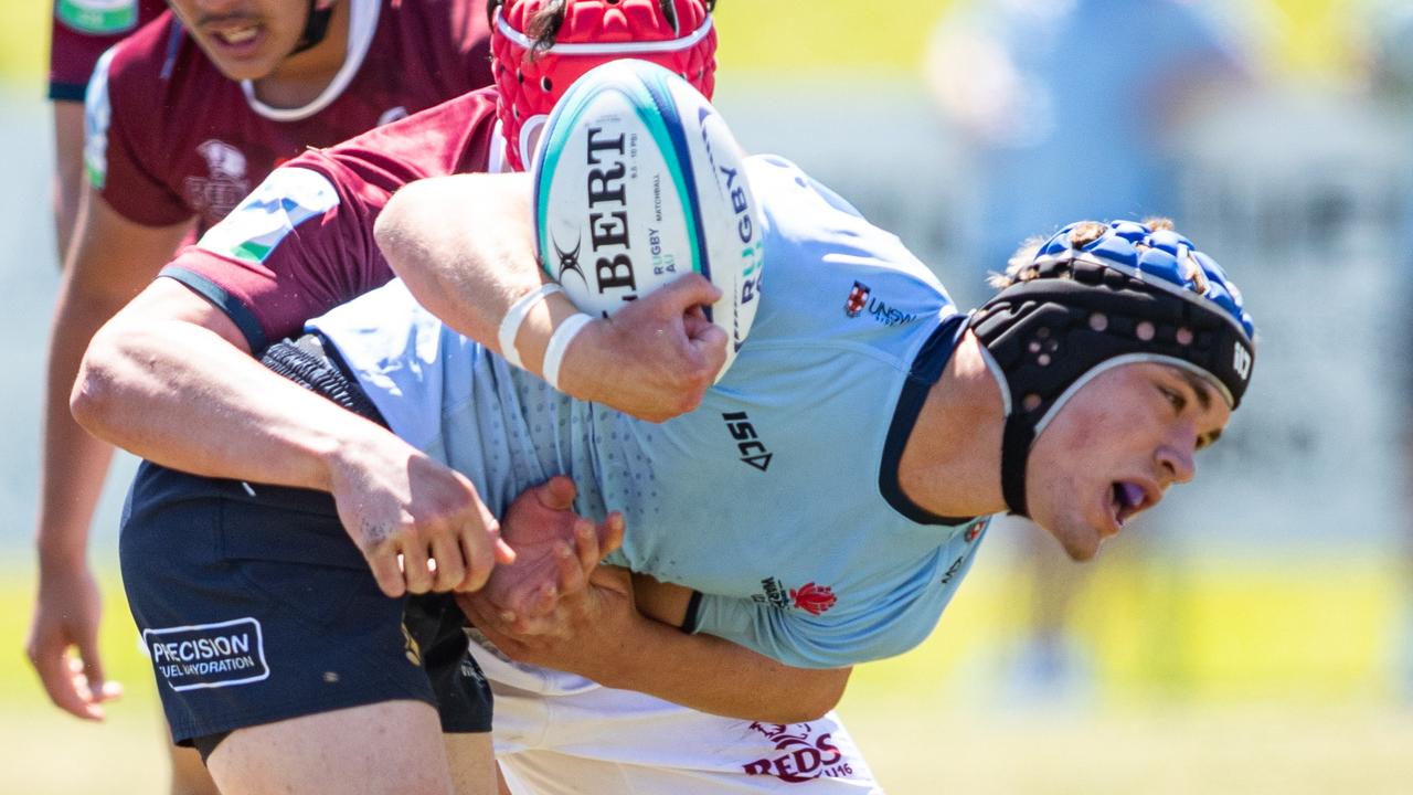 NSW player Jarvis Orr playing for the Waratahs U16s side. Picture: Julian Andrews