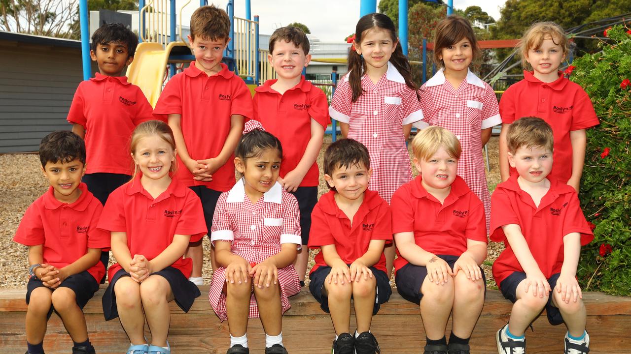 Roslyn Primary School 2025 Prep B. Front: Oskar Najda, Alexander Brehaut, Billie Quin, Koa Gulino, Mia Lumb, Luella Dunn, Poppy Nelis, Nilay Hasan, Noah Diston, Nathan Bowyer, Maeve Mackay. Back: Phoenix Kennedy, Aleigha Martini-Gregory, Noah Matarazzo, Aylah Sansom, Kyla Turner, Jobe Bucolo, Hridan Ladkat, Juman Abdelnabi, Eleanor Salamy