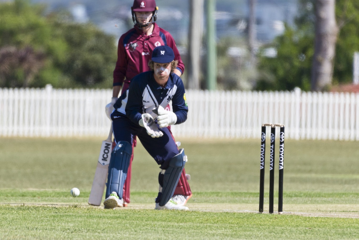 Victoria wicketkeeper Cameron Williams in the game against Queensland in Australian Country Cricket Championships round two at Rockville Oval, Friday, January 3, 2020. Picture: Kevin Farmer