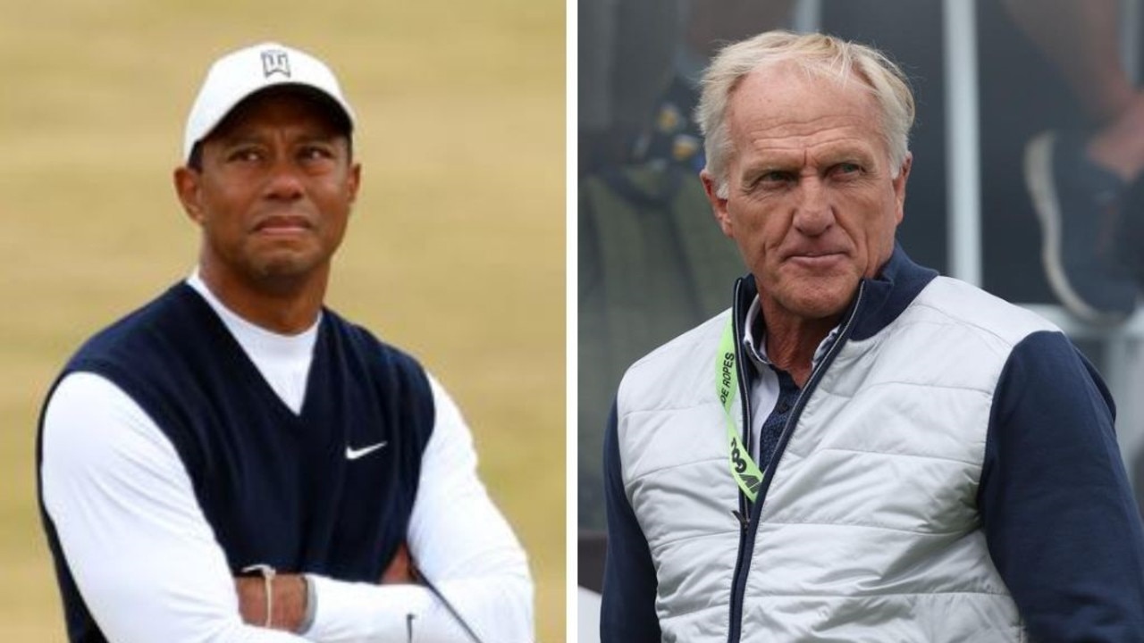 Tiger Woods and Greg Norman don’t see eye-to-eye.